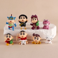 8 Shin-Chan cos Shin-Chan cos Shin-Chan Figures Car LB Shin-Chan Cake Decoration Mold Micro Landscap