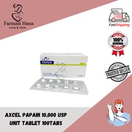 AXCEL PAPAIN TABLET 10,000 USP UNIT 100 TABS