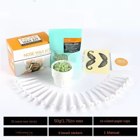 Painless Nose Hair Removal Wax Nose Wax Nostril Cleaning Depilation Paper-free Wax Cleaning HairWax 