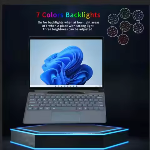 Backlight Keyboard For Microsoft Surface Pro 3 4 5 6 7 8 9 10 11 Pro X, Go 1 2 3 4 Backlit Trackpad 