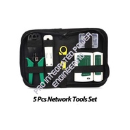 NETWORK TESTER REPAIR TOOL KIT CABLE CRIMPER STRIPPER NETWORK CABLE TESTER
