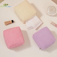 [DelicationS] Toiletry Bag Sanitary Pad Pouch Pad Pouch Cute Cosmetic Storage Pouch Cable Case