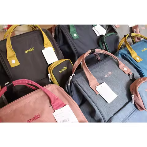 Anello Large Capacity Multifunctional Unisex Backpack Laptop Travel Rucksack Fashion Student Bag for