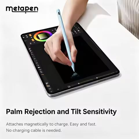 Metapen Pencil Stylus For Apple Pencil 2026 ipad 11 a16 10/9/8/7/6th Gen Pro 12.9/11/13-inch M4, Air