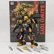 17cm BAIWEI Transformers Bumblebee Toys Figure TW-1032 Robot Toy Machine Dark Bumblebee Figure Model