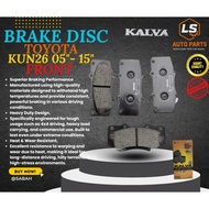 BRAKE DISC TOYOTA KUN26 05"- 15" FRONT D2310-HD