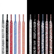 3m Reflective Gradient Cashew Flower Shoelace af1 Air Force No. 1 aj1 Color Men Women Style Shoelace