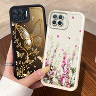 For OPPO F17/OPPO A73 2020 (4G) Phone Case Cute Flower Cartoon Fashion Back Cover Silicone Shockproo