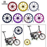 SONONIA Folding Bike EZ Wheel Replacement Part 3.94" Aluminum Alloy Compression Wheel