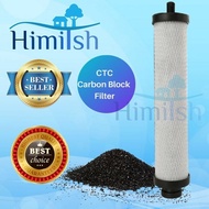 CTC Carbon Block Water Filter Replacement Filter Cartridge for Standard CTC Housing Water Filter - S