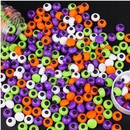 75g Edible Candy Eyes for Decorating - White, Orange, Green & Purple Eyeballs Mix, Halloween Sprinkl