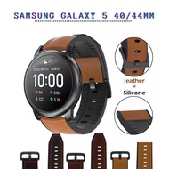 Samsung GALAXY WATCH STRAP WATCH STRAP 5 40mm 44mm - LEATHER RUBBER LUG 20MM SMART WATCH