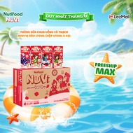Thùng Sữa Chua Uống Có Thạch NuVi Vị Dâu 170ml (Hộp 170ml x 48) - Tăng Chiều Cao Mắt Sáng