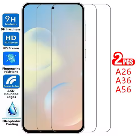 phone case for samsung galaxy a26 a36 a56 5g tempered glass a 26 36 56 26a 36a 56a 5 g a265g a365g a