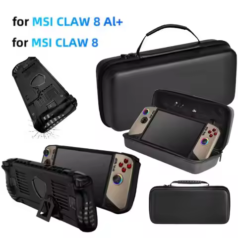 EVA Hard Portable Protective Bag / Case For MSI Claw 8/MSI Claw 8 AI+ Game Console Case / Travel Sto