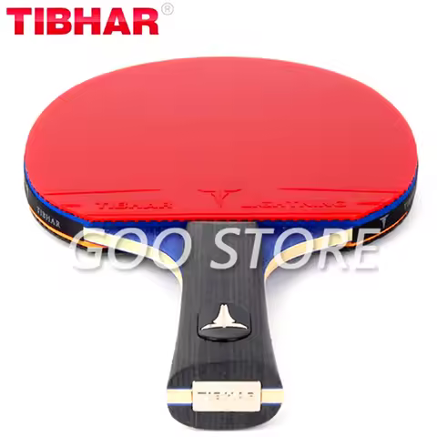 TIBHAR Table Tennis Racket 6/7/8/9 Stars All-round Pipmles in Ping Pong Rackets Blade with Sponge