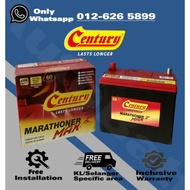 [ Installation Provided ] NS60RS/LS | NS60R/L ST | 55B24R/L ] Century Marathoner MAX Car Battery Vios / Waja / Civic