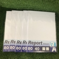 Double A A4 Report Paper 80gsm/40sheets