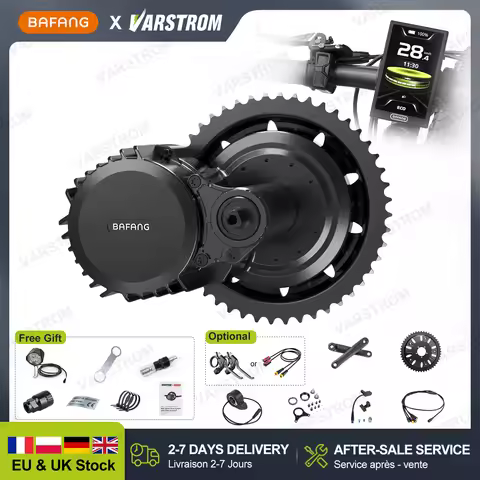 BAFANG BBS02B BBSHD BBS03 BBS01B 1000W 750W 500W 250W Mid Drive Motor Electric Bicycle Conversion E-