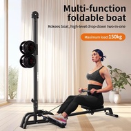 Multifunctional Foldable Rowing Machine High Pull Down 2 in 1 Fitness Equipment