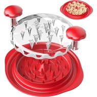 LMETJMA Chicken Shredder 10.8" Visible Chicken Breast Shredder Tool Twist Large Chicken Meat Beef Sh