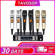 TAVOSOP EW300G4 professional UHF dual-channel wireless dynamic microphone system is compatible with 