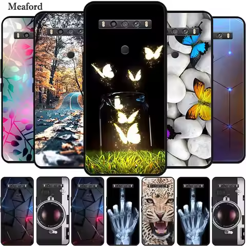 For TCL 10 5G UW Case Animals Silicone TPU Soft Cover Phone Coque For TCL 10 SE TCL10 5G UW Capa Sho