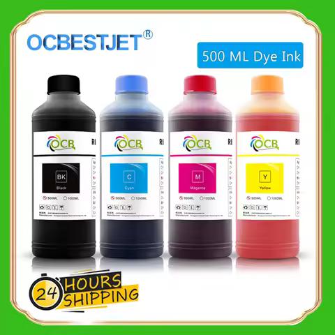 500ML Refill Dye Ink For HP 962 963 964 965 For Officejet Pro 9010 9012 9013 9014 9015 9016 9018 901