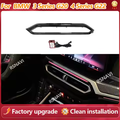 LED Air Outlet Frame Ambient Light Trim for BMW 3 Series G20 G28 4 Series G22 G23 G26 i3 i4, Interio