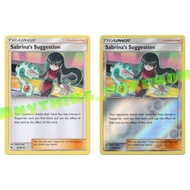 Pokemon Trainer Card - Sabrina’s Suggestion (65/68) - NORMAL/REVERSE HOLO - Hidden Fates Singles