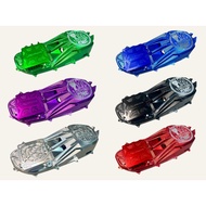 XMAX V1 V2 V3 CNC TANUTONG XMAX CVT CASE COVER GEAR BOX COVER ALUMINIUM SET BLACK SILVER & MAGNET BL