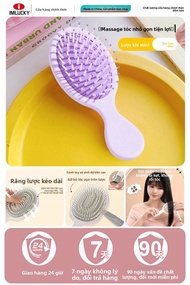 IMLUCKY | Mini Air Cushion Comb Anti-static High Hairline Portable Ladies Special Massage Comb Anti-