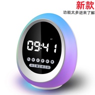 speaker bluetooth bass speaker bluetooth New RGB Atmosphere Bluetooth Speaker led Clock Small Speake