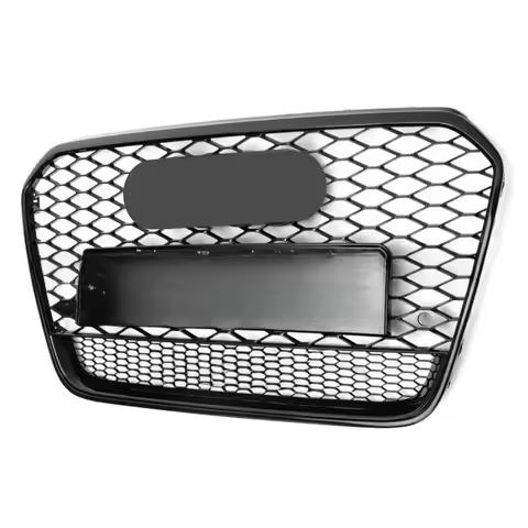 Car Front Grille For S6/RS6 Style Front Bumper Grille Mesh Hood Grill Grille for A6/S6 C7 12-15 For 