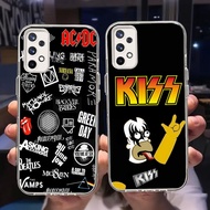 Soft Case for Samsung A52 A52S A23 A53 A33 A32 5G T46 Fashion Rock Band