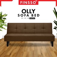 FINSSO : OLLY Foldable Sofa Bed / Foldable sofa / Sofa boleh lipat murah /  2 seater / 3 seater / 4 