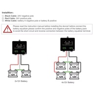 

 HT-HC01 Battery Equalizer  2×12V AGM lead acid battery charger charging stations