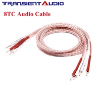 8TC 8N Monocrystalline Copper High-End Audio Amplifier Speaker Cable, HIFI Main Speaker Cable