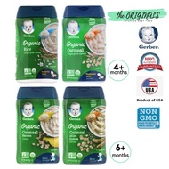 GERBER ORGANIC Baby Cereal - Rice/Oatmeal/Banana/Millet Quinoa