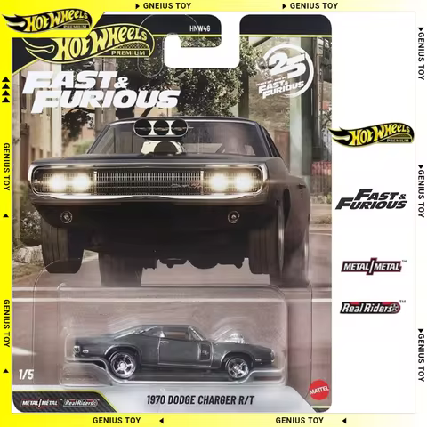 Hot Wheels Premium 2026 Fast & Furious '70 Dodge Charger R/T 1:64 Diecast Alloy Metal Body Dominic's