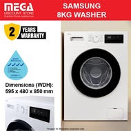 SAMSUNG WW80FG3M05AWSP 8KG FRONT LOAD WASHER | Hygiene Steam | 4 Ticks