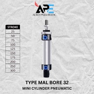 MINI CYLINDER PNEUMATIC MAL32 MAL-32/ MAL 32/ PNEUMATIC CYLINDER/