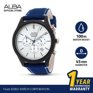 Jam Tangan Pria Alba ACTIVE Quartz Kanvas AT3G31 Original