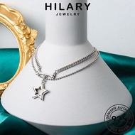 HILARY JEWELRY Accessories 純銀項鏈 Leher For 925 Necklace Original Perak Pendant Korean Perempuan Silver Chain Sterling Rantai Women N153