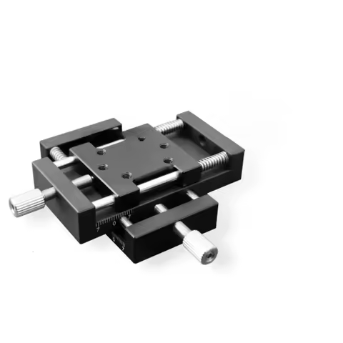 Manual sliding table X-axis cross table 20/25/40/60 Stroke 10/15mm Screw guide rail