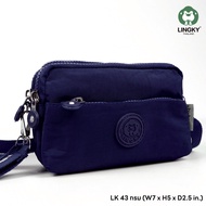 LK-213 (LK 43) 🥰กระเป๋า 2in1 คล้องได้ สะพายสุดเท่ สุดแนว ผ้าร่ม 👍ทั้งถือทั้งสะพาย