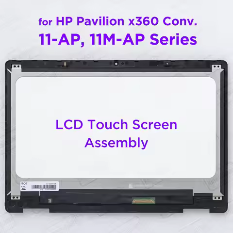 11.6 LCD Touch Screen Assembly for HP Pavilion X360 11-AP 11M-AP 11-AP0014NR 11M-AP0023DX 11-ap0503T