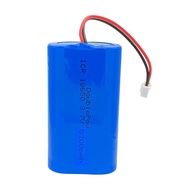 แบตเตอรี่ 18650 2ก้อน 3.7v 5200mah พร้อมแผ่นป้องกัน สายไฟหัวโมเลค2พิน ถ่านชาร์จ โซล่าเซลล์ แบตเตอรี่แพ็ค 18650 Li-ion 3.7V ความจุ 5200mAh ถ่านไฟฉาย แบตเตอร lithium battery 18650 Rechargeable battery pack megaphone speaker protection board +XH-2P PLUG