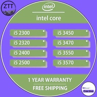 ใช้ Intel Core I5 2300 I5 2400 I5 2500 I5 3300 I5 3450 I5 3550 I5ตัวประมวลผล3570ซีพียูตั้งโต๊ะ LGA 1155 TDP