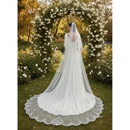 Long sequin wedding veil| Sequin bridal veil|Luxury sequin bridal slayer| Sequin wedding veil| Name 